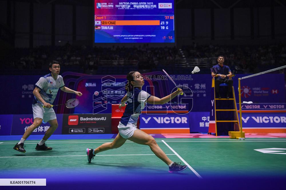 (SP)CHINA-CHANGZHOU-BADMINTON-CHINA OPEN 2023-MIXED DOUBLES (CN)