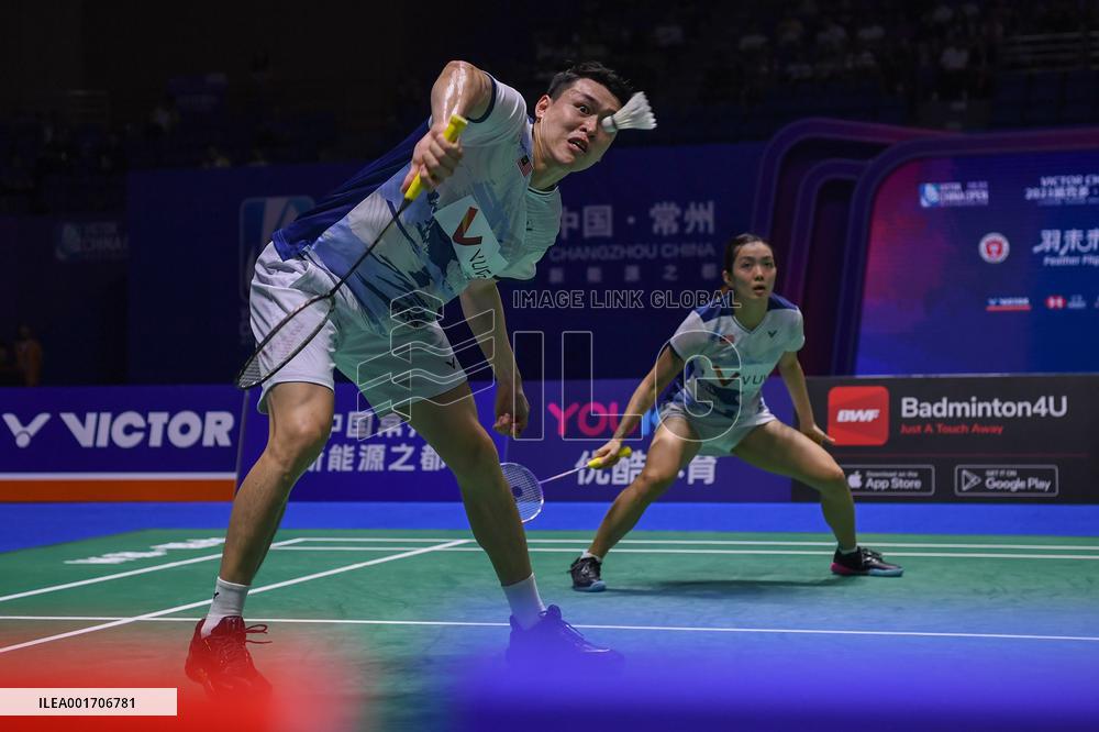 (SP)CHINA-CHANGZHOU-BADMINTON-CHINA OPEN 2023-MIXED DOUBLES (CN)