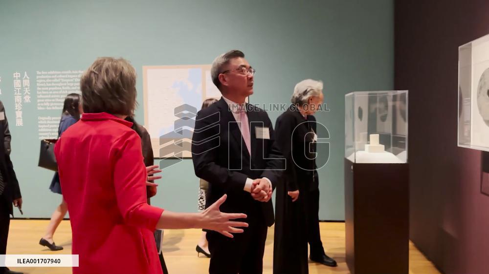 China's "Jiangnan" treasures on display at U.S. museum exhibition