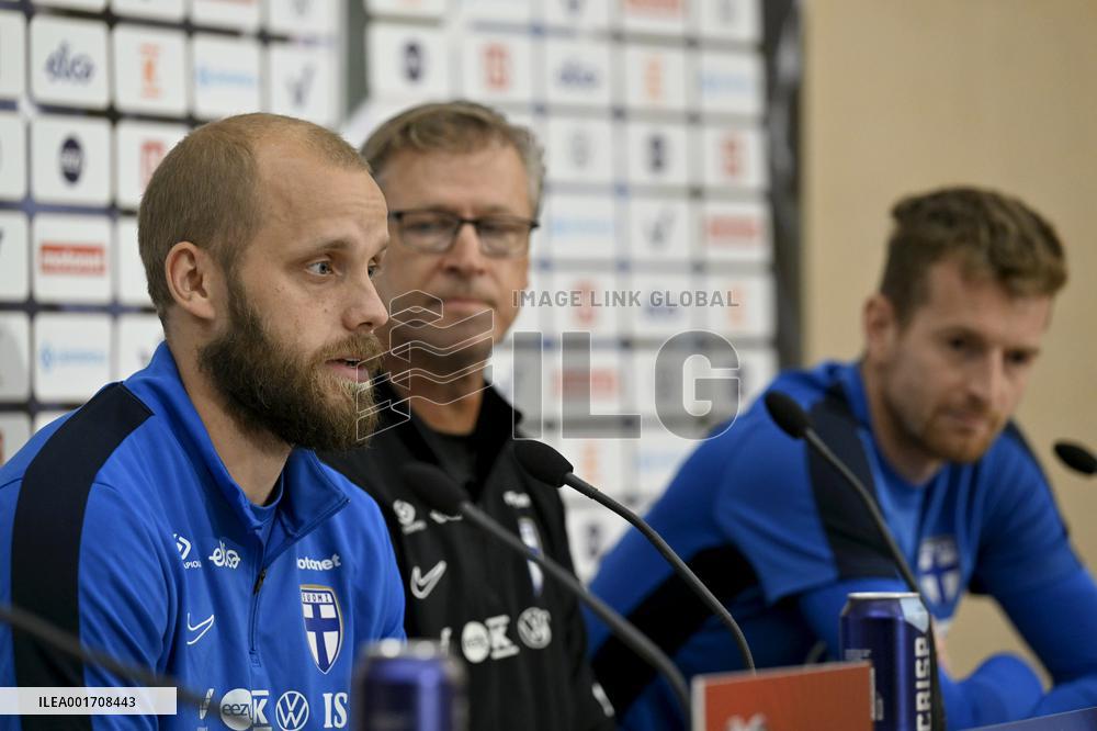 UEFA Euro 2024 qualifications - Team Finland international press conference