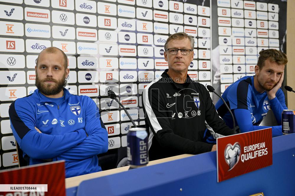 UEFA Euro 2024 qualifications - Team Finland international press conference