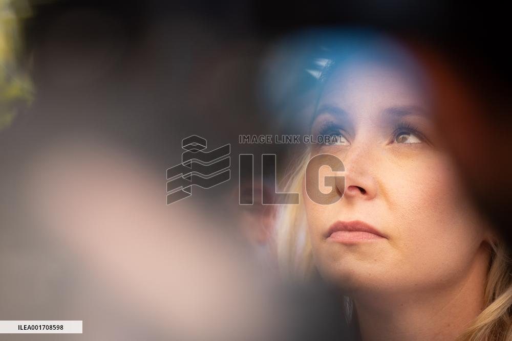 Eric Zemmour And Marion Marechal Visit To The Market - Cogolin