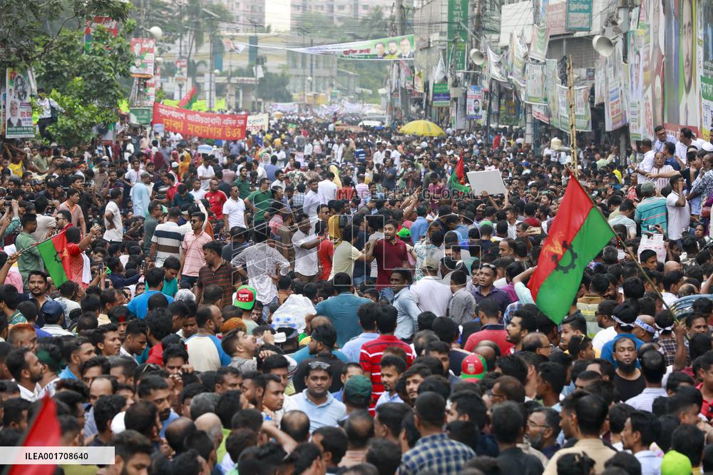 BNP Supporters Protest - Dhaka
