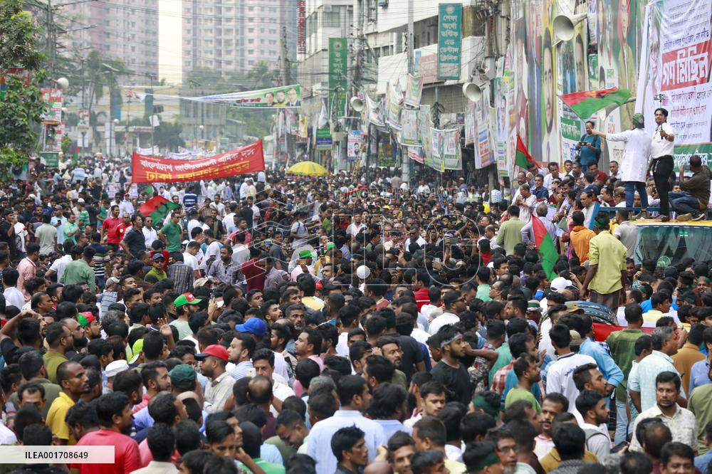 BNP Supporters Protest - Dhaka