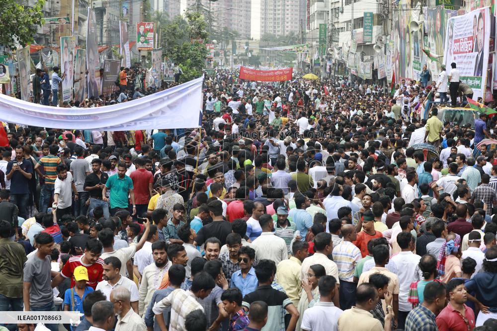 BNP Supporters Protest - Dhaka