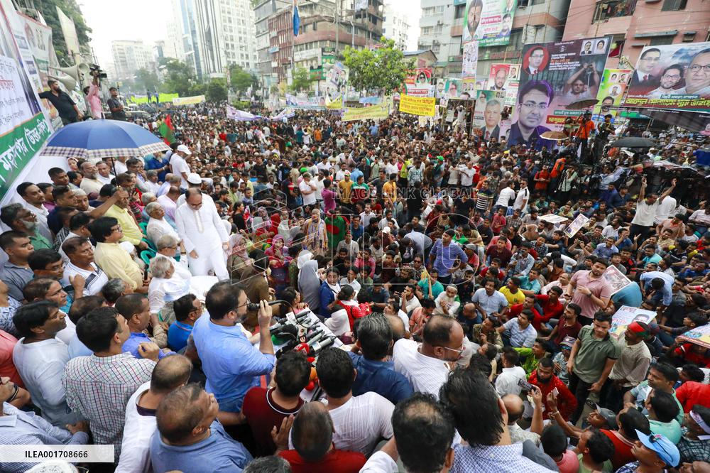 BNP Supporters Protest - Dhaka