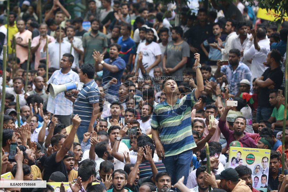 BNP Supporters Protest - Dhaka