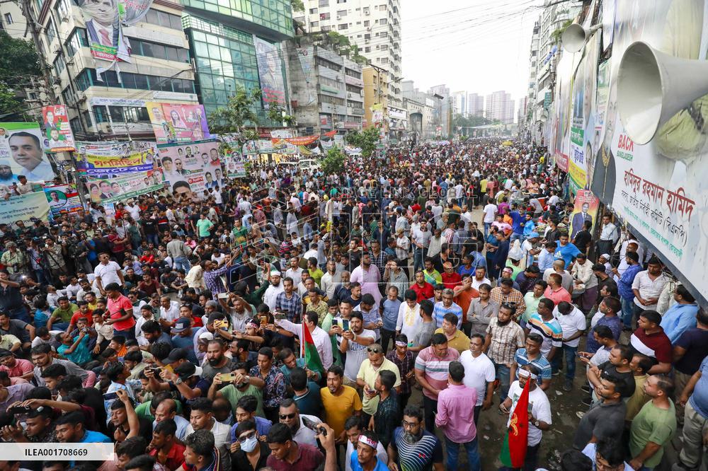 BNP Supporters Protest - Dhaka
