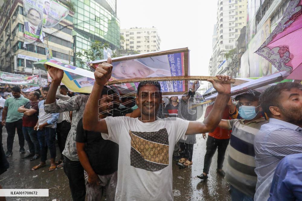 BNP Supporters Protest - Dhaka