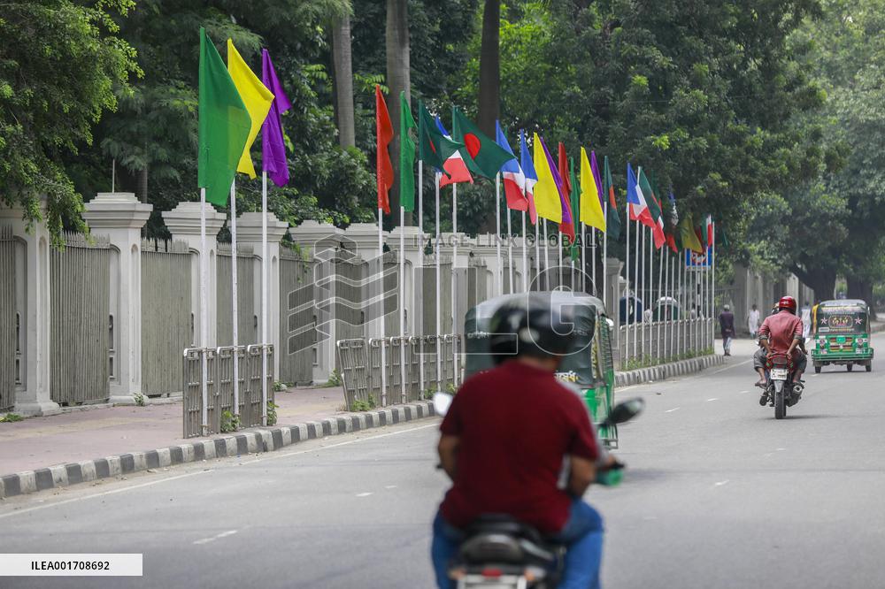 Preparations For President Macron's Visit - Dhaka
