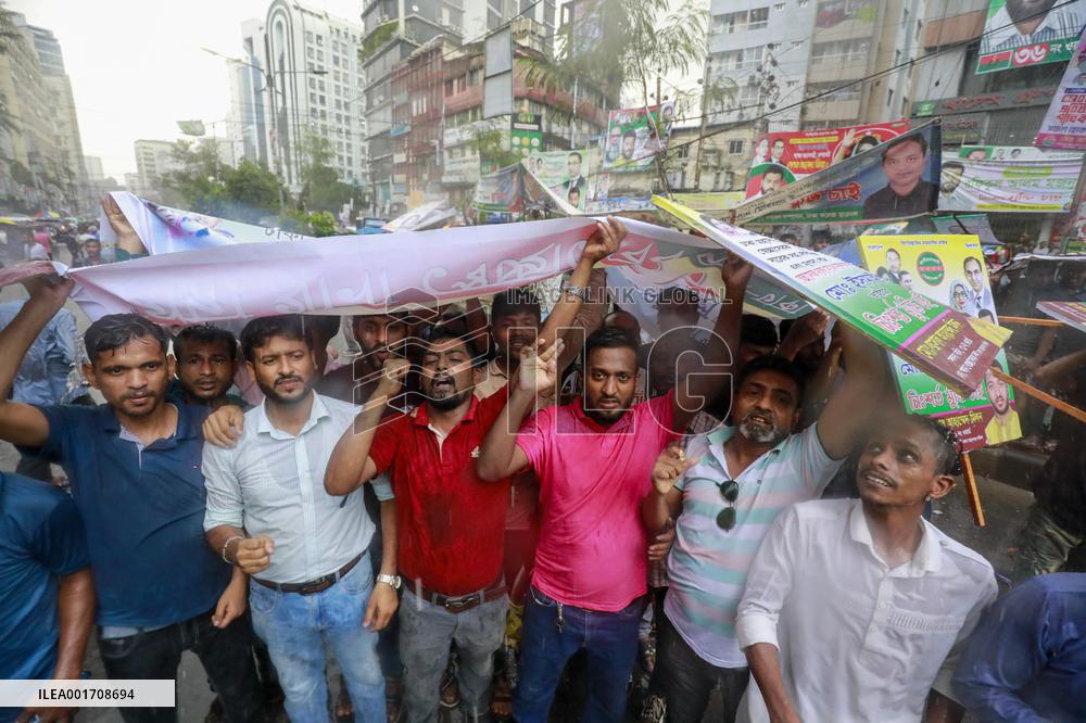 BNP Supporters Protest - Dhaka