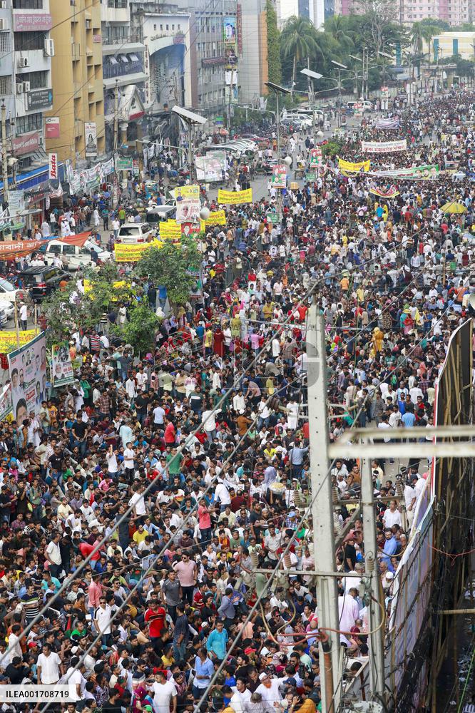 Preparations For President Macron's Visit - Dhaka