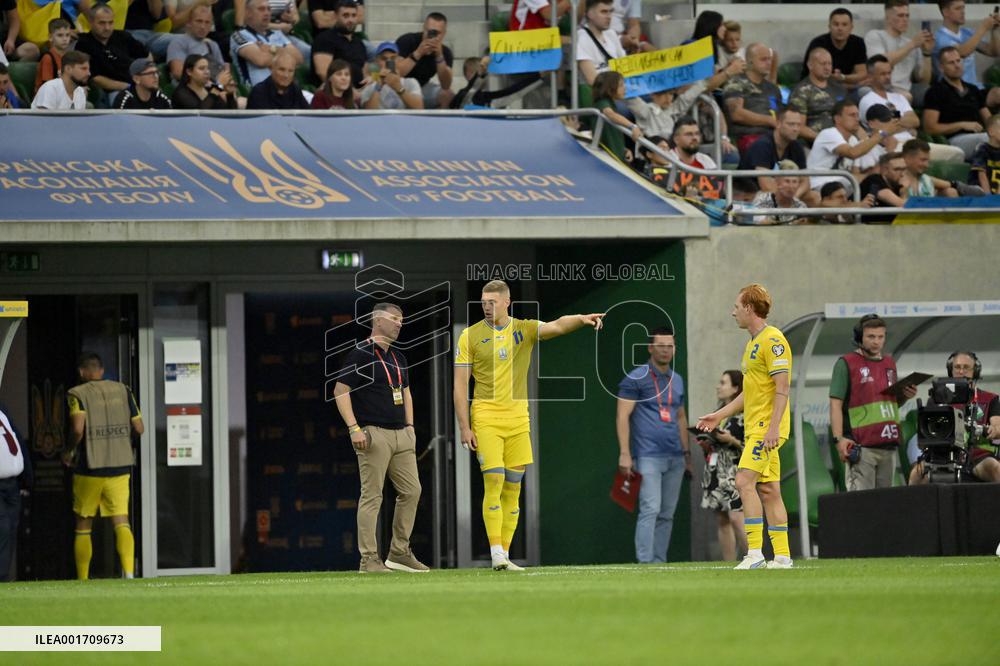 Ukraine 1-1 England in EURO 2024 qualifier in Wroclaw