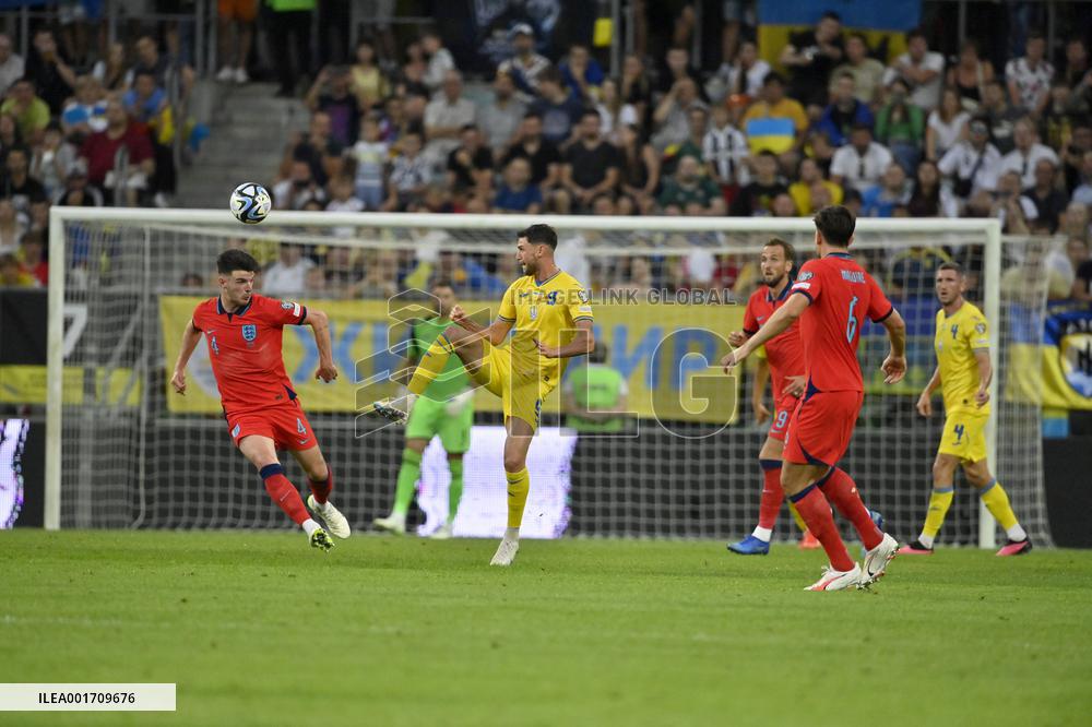 Ukraine 1-1 England in EURO 2024 qualifier in Wroclaw
