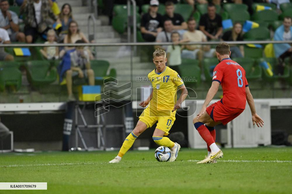 Ukraine 1-1 England in EURO 2024 qualifier in Wroclaw