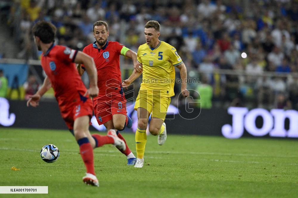 Ukraine 1-1 England in EURO 2024 qualifier in Wroclaw