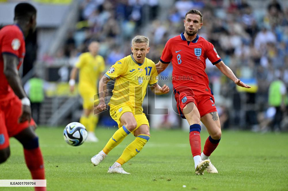 Ukraine 1-1 England in EURO 2024 qualifier in Wroclaw