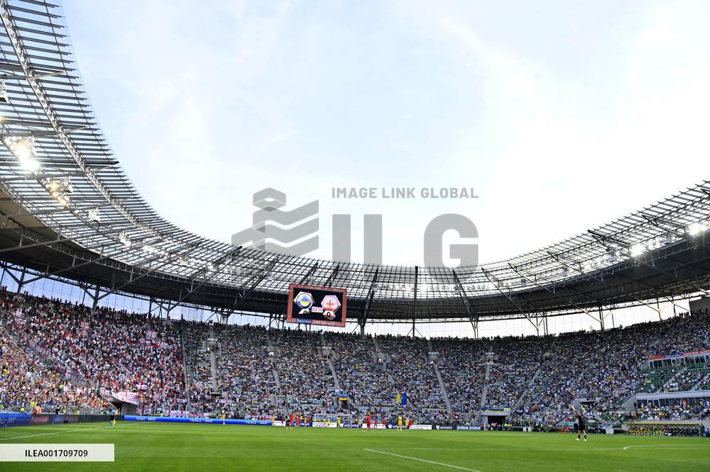 Ukraine 1-1 England in EURO 2024 qualifier in Wroclaw