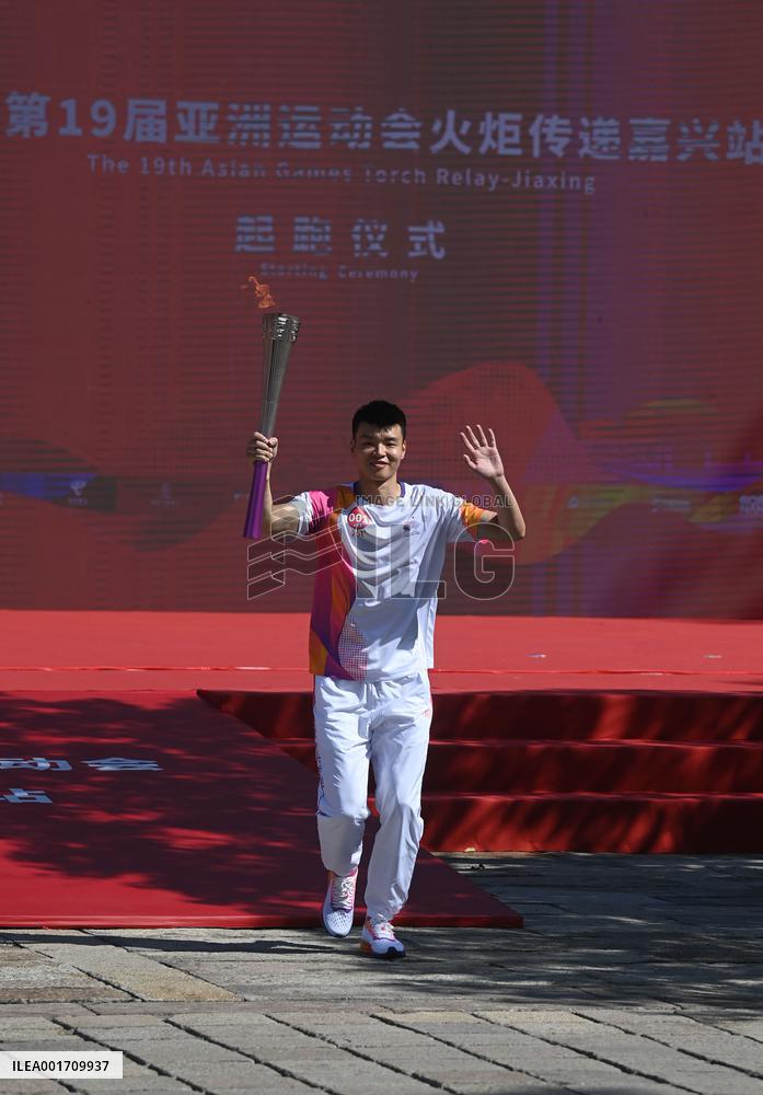 (SP)CHINA-JIAXING-ASIAN GAMES-TORCH RELAY (CN)