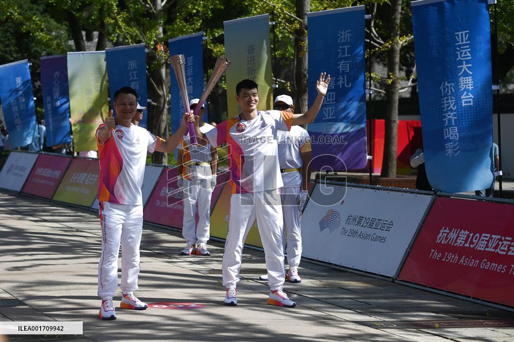 (SP)CHINA-JIAXING-ASIAN GAMES-TORCH RELAY (CN)