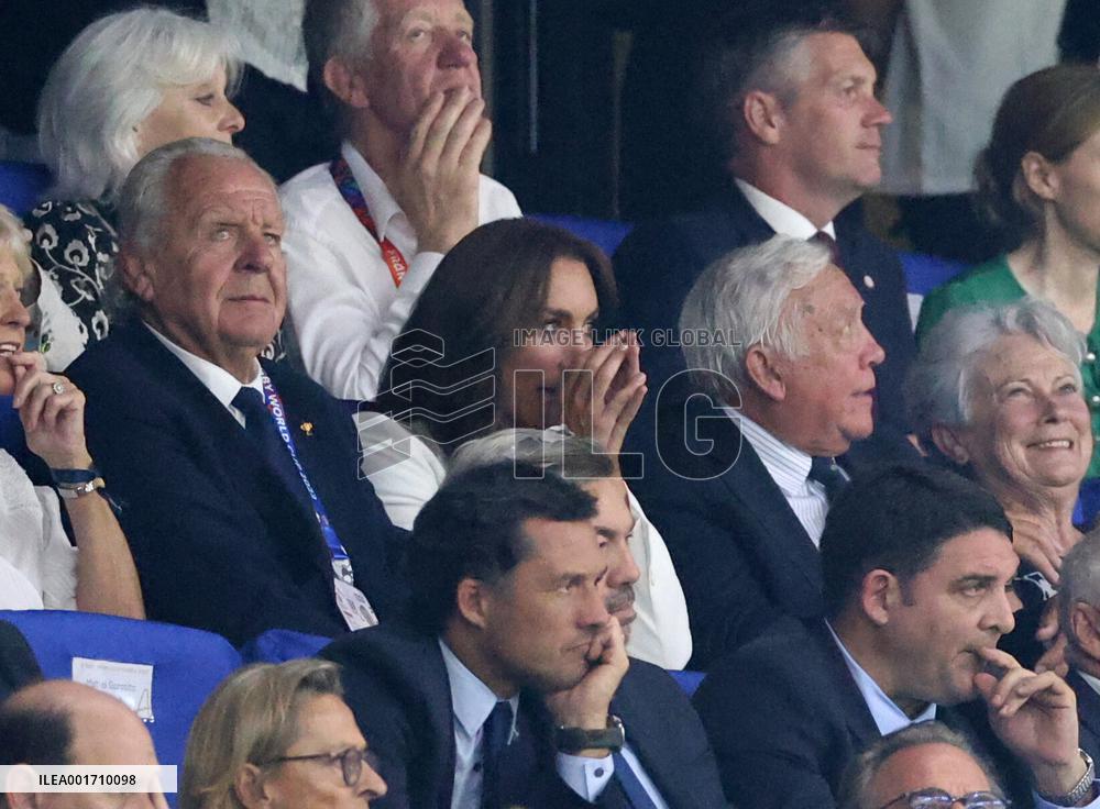 Rugby World Cup - Princess Of Wales Attends England v Argentina