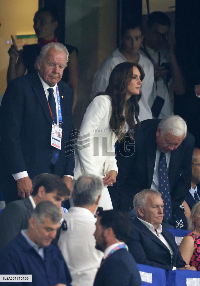 Rugby World Cup - Princess Of Wales Attends England v Argentina