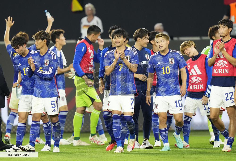 Football: Japan-Germany friendly