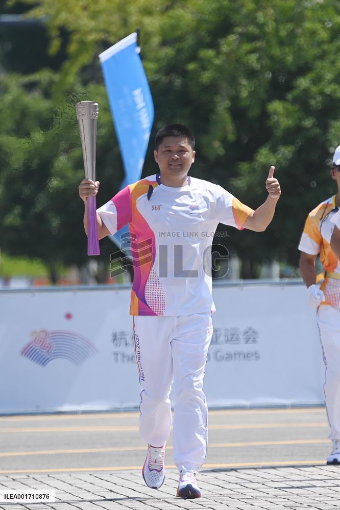 (SP)CHINA-JIAXING-ASIAN GAMES-TORCH RELAY (CN)