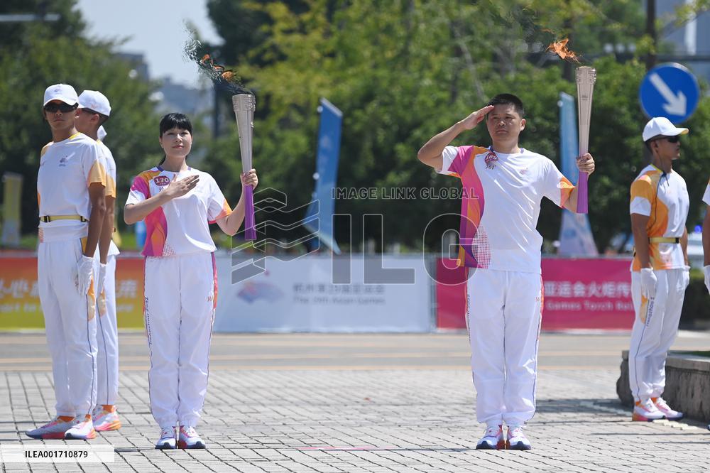 (SP)CHINA-JIAXING-ASIAN GAMES-TORCH RELAY (CN)