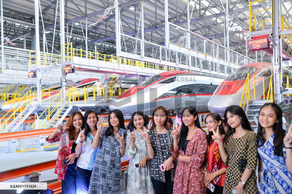 INDONESIA-JAKARTA-BANDUNG-HIGH-SPEED RAILWAY-EDUCATIONAL BASE-OPEN DAY