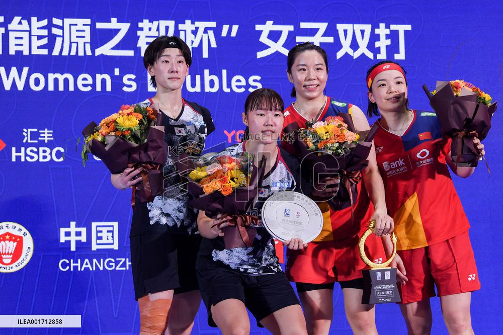 (SP)CHINA-CHANGZHOU-BADMINTON-CHINA OPEN 2023-WOMEN'S DOUBLES (CN)