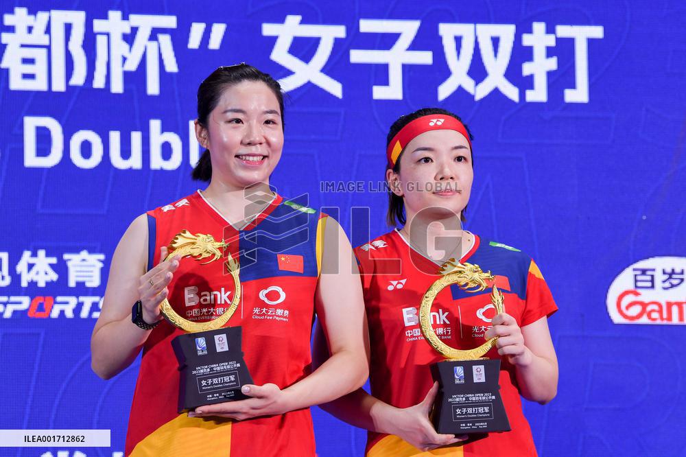 (SP)CHINA-CHANGZHOU-BADMINTON-CHINA OPEN 2023-WOMEN'S DOUBLES (CN)