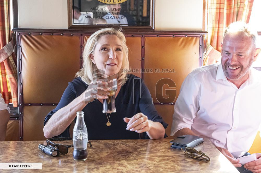 Marine Le Pen At The Grande Braderie Inauguration - Henin-Beaumont