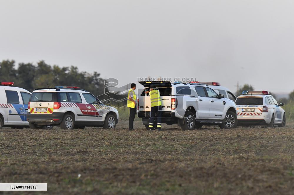 HUNGARY-SZEKESFEHERVAR-AIR SHOW-PLANE CRASH
