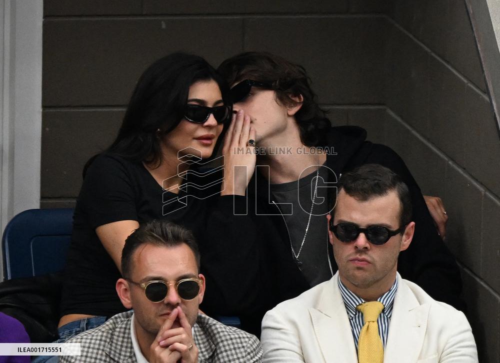 Kylie Jenner And Timothee Chalamet Attend The US Open - NYC
