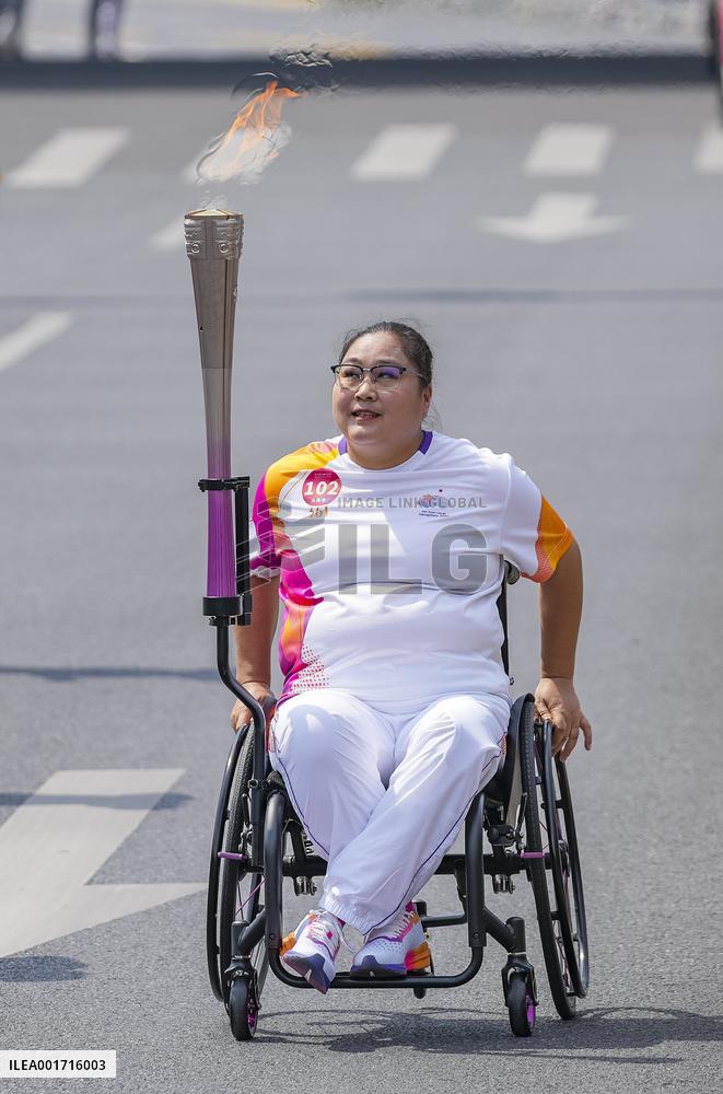 (SP)CHINA-SHAOXING-ASIAN GAMES-TORCH RELAY (CN)