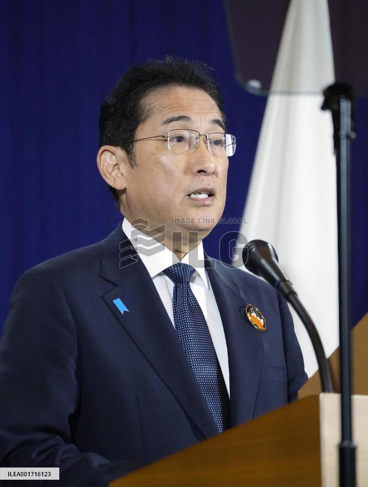 Japan PM Kishida in New Delhi
