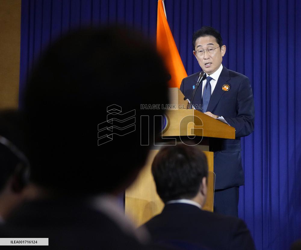 Japan PM Kishida in New Delhi