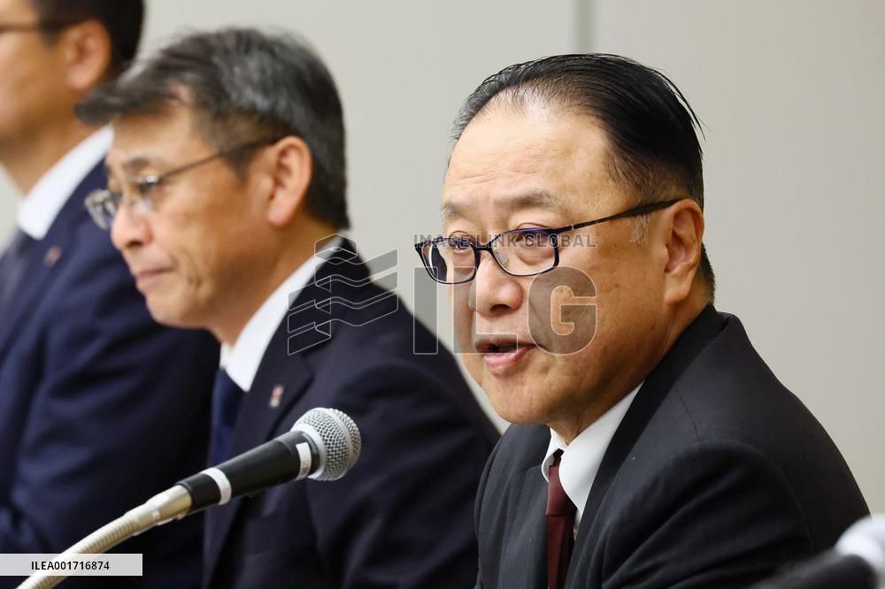 Sompo Japan Insurance Press Conference on Big Motor Fraud Case
