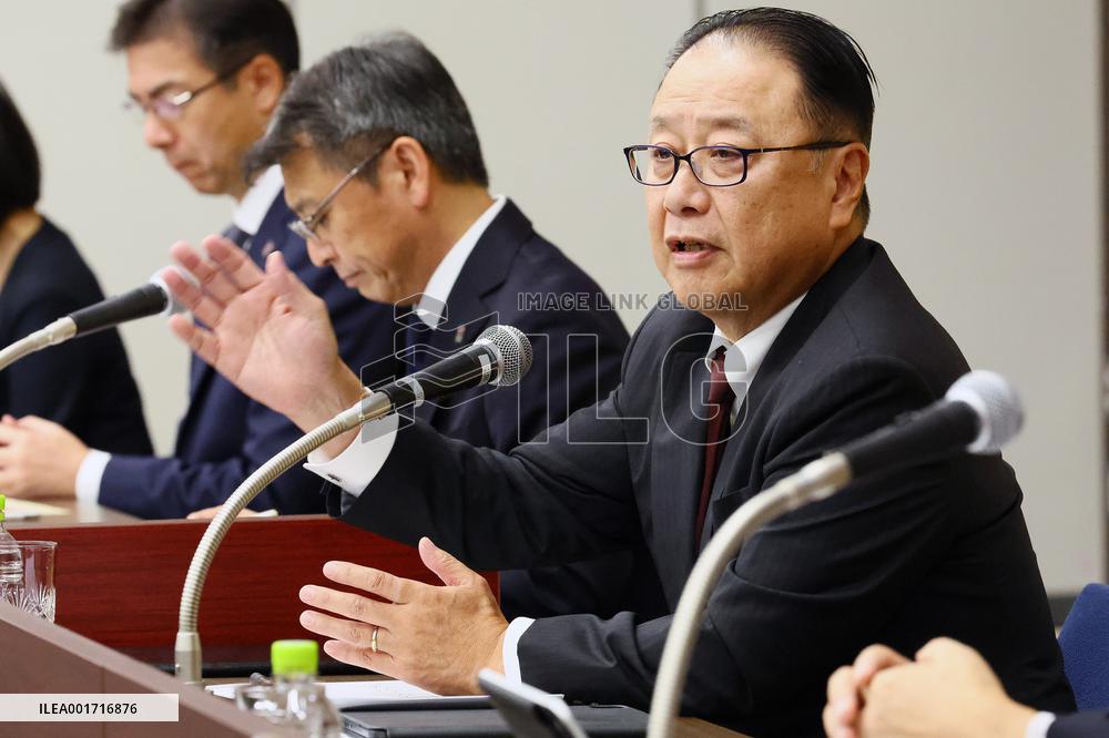 Sompo Japan Insurance Press Conference on Big Motor Fraud Case