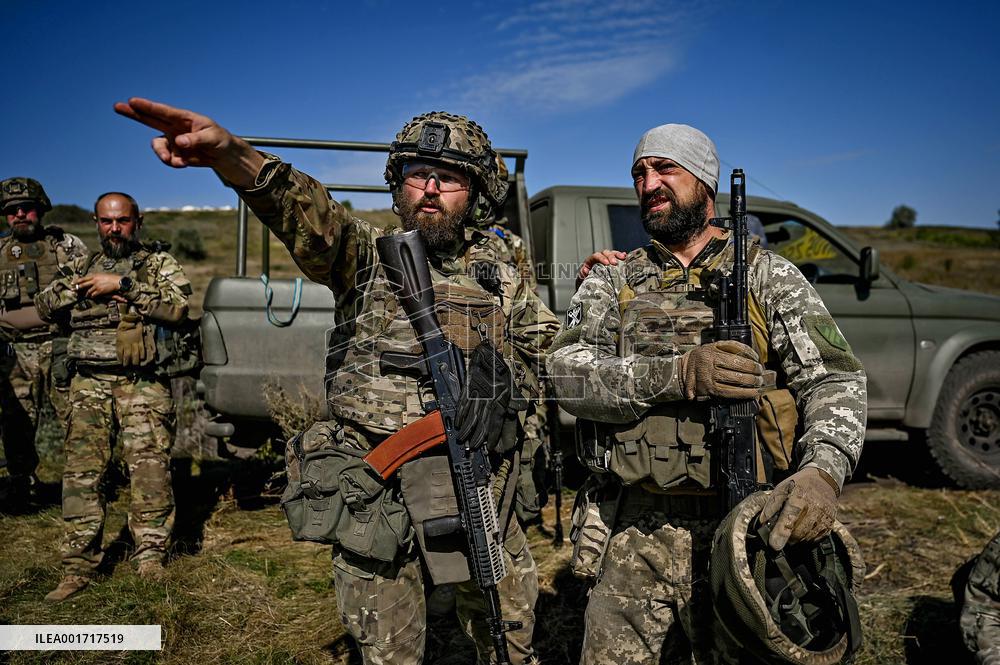 Platoon training of 3rd Assault Brigade