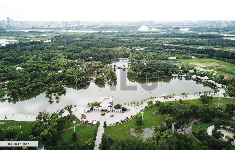 CHINA-HEILONGJIANG-HARBIN-SUN ISLAND-AERIAL VIEW (CN)