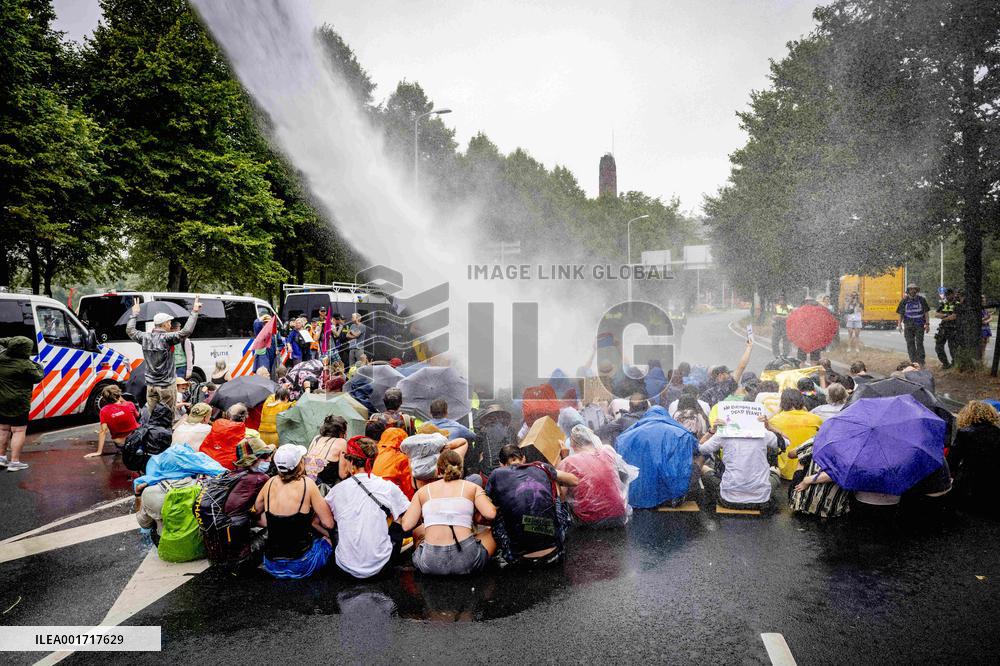 Extinction Rebelion Climate Activists Protest - The Hague