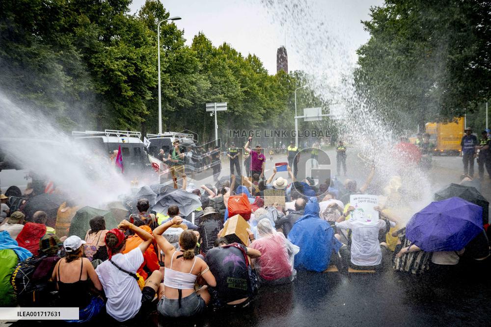Extinction Rebelion Climate Activists Protest - The Hague
