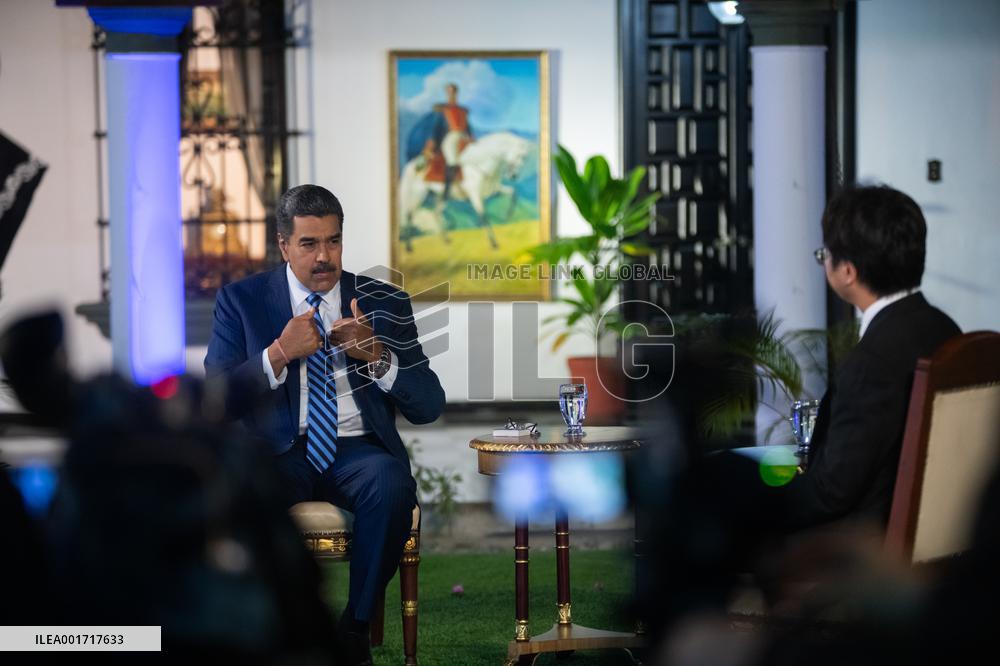 VENEZUELA-CARACAS-PRESIDENT-INTERVIEW