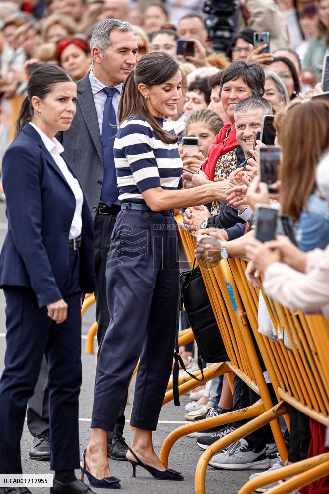 Queen Letizia Opens The School Year - Galicia