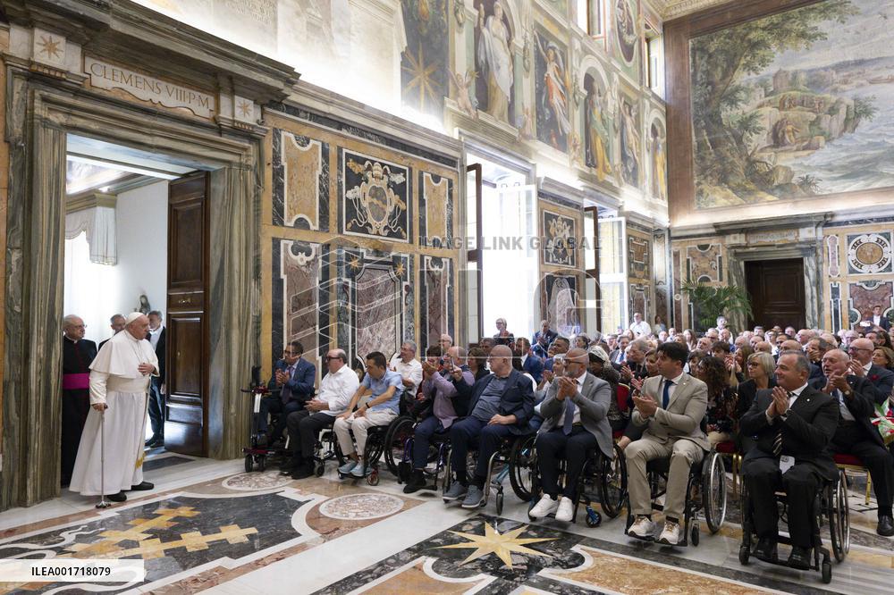 Pope Francis Private Audience - Vatican