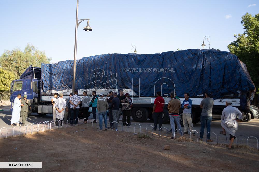 Destructions After The Earthquake - Amizmiz