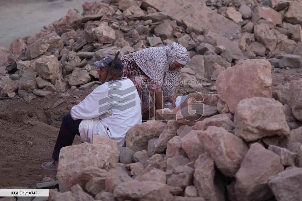 Destructions After The Earthquake - Tafeghaghte