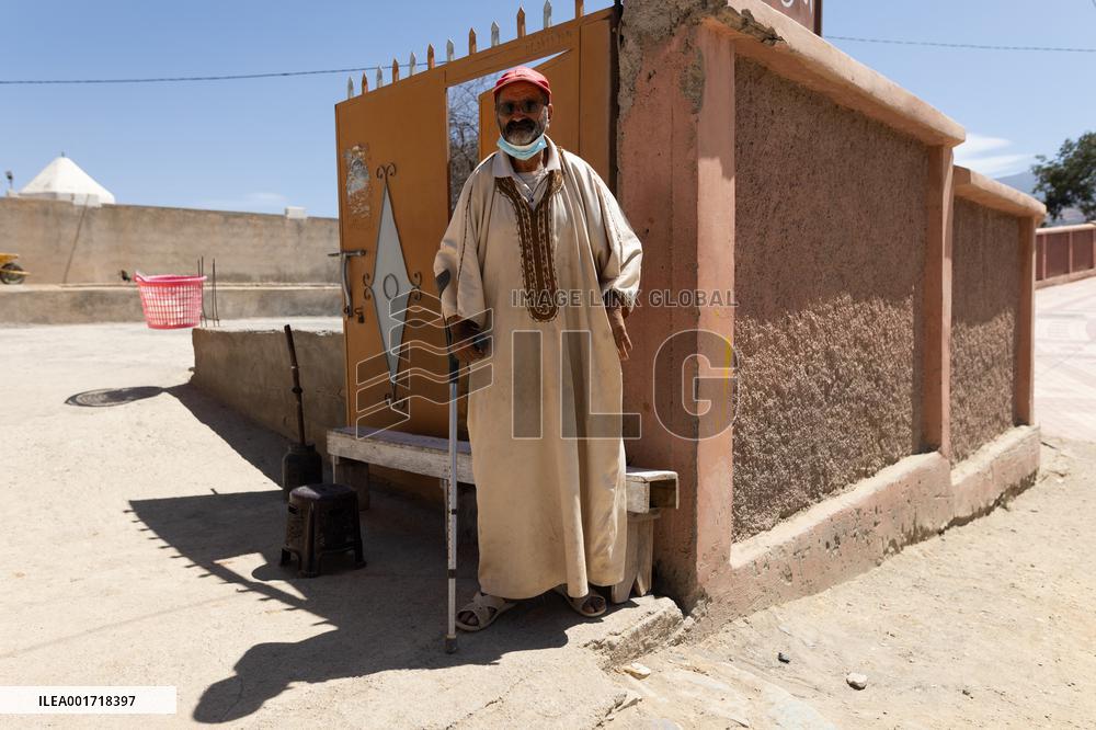 Organisation in the city after the earthquake - Amizmiz
